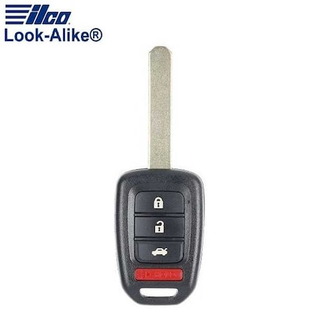 Ilco LAL RHK-HON-4B8 Honda 4 Button Remote Head Key (MLBHLIK6-1TA) ILCO-AX00012180